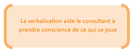 La verbalisation aide à prendre conscience